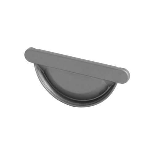 Zinc Half Round Gutter Stop End