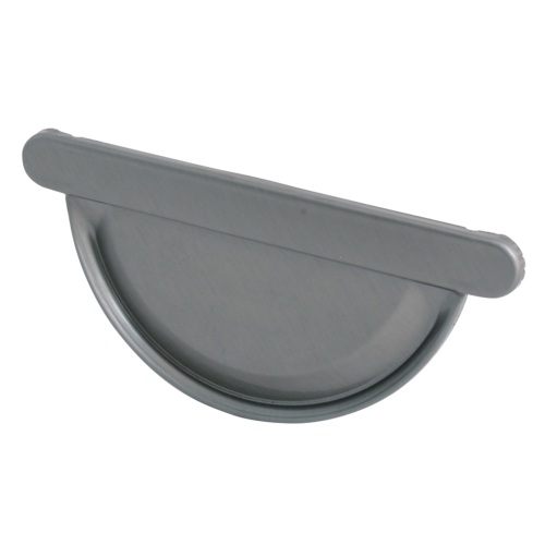 Zinc Half Round Gutter Stop End